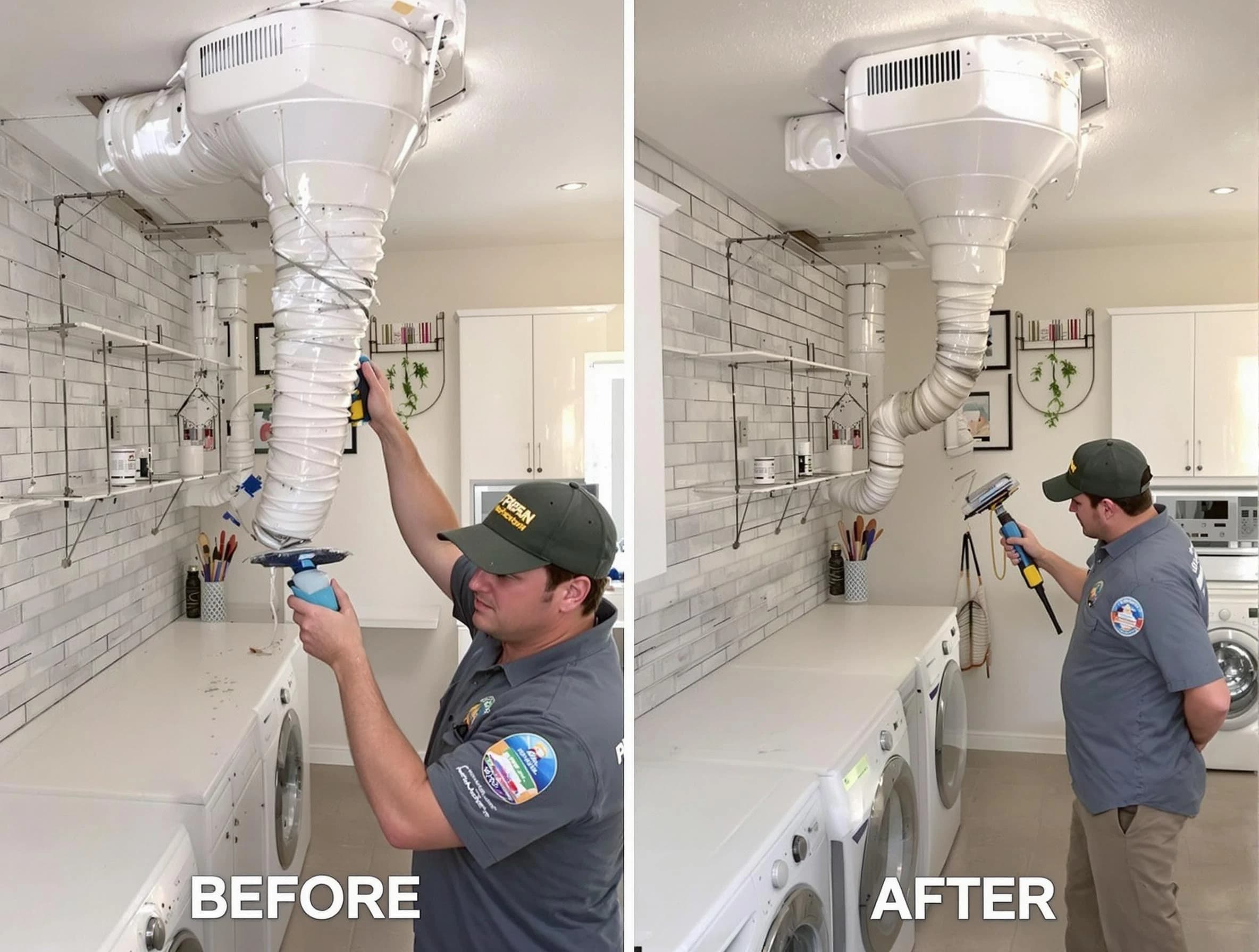Professional dryer exhaust vent cleaning by Cullman Dryer Vent Cleaning in Cullman