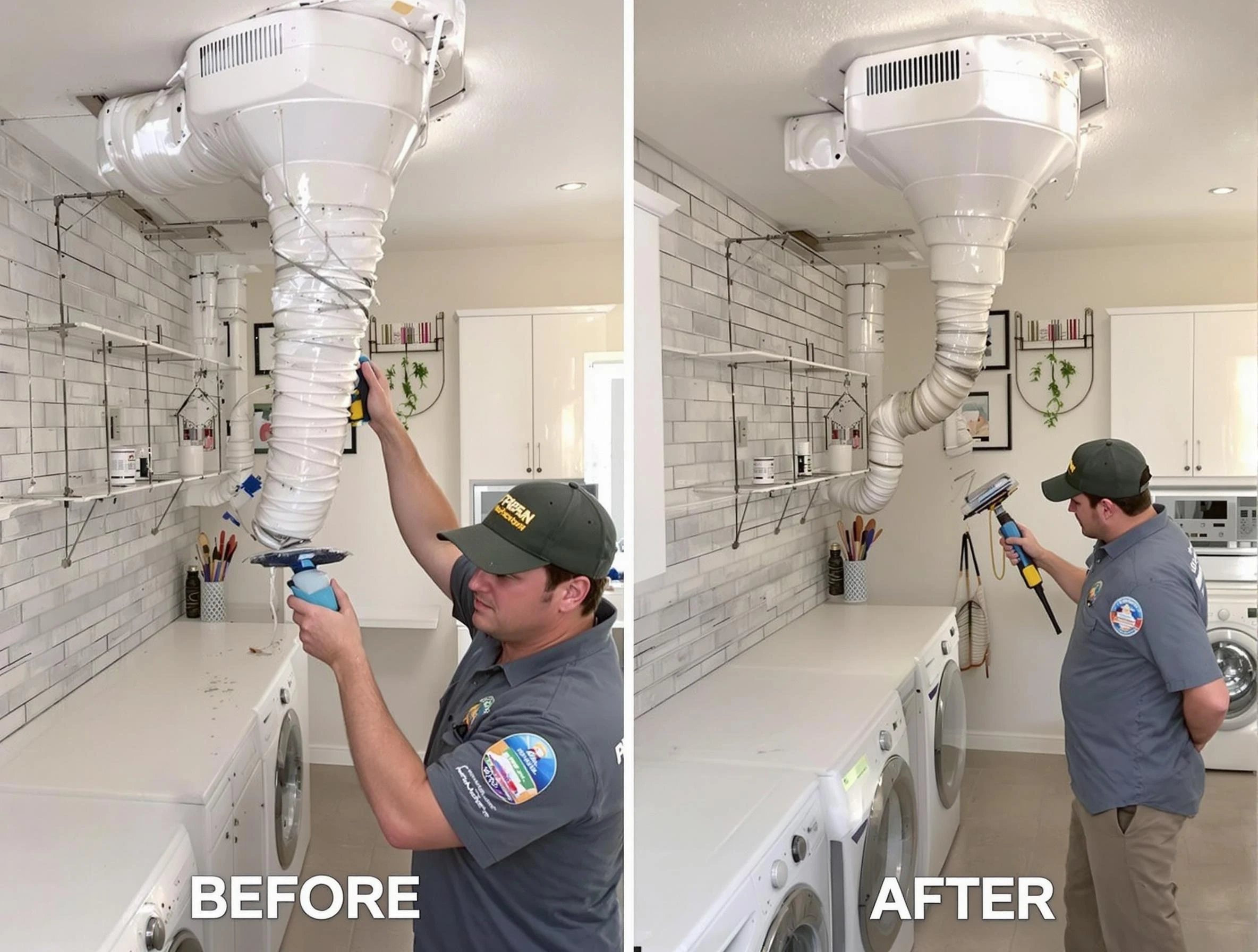 Professional dryer exhaust vent cleaning by Cullman Dryer Vent Cleaning in Cullman