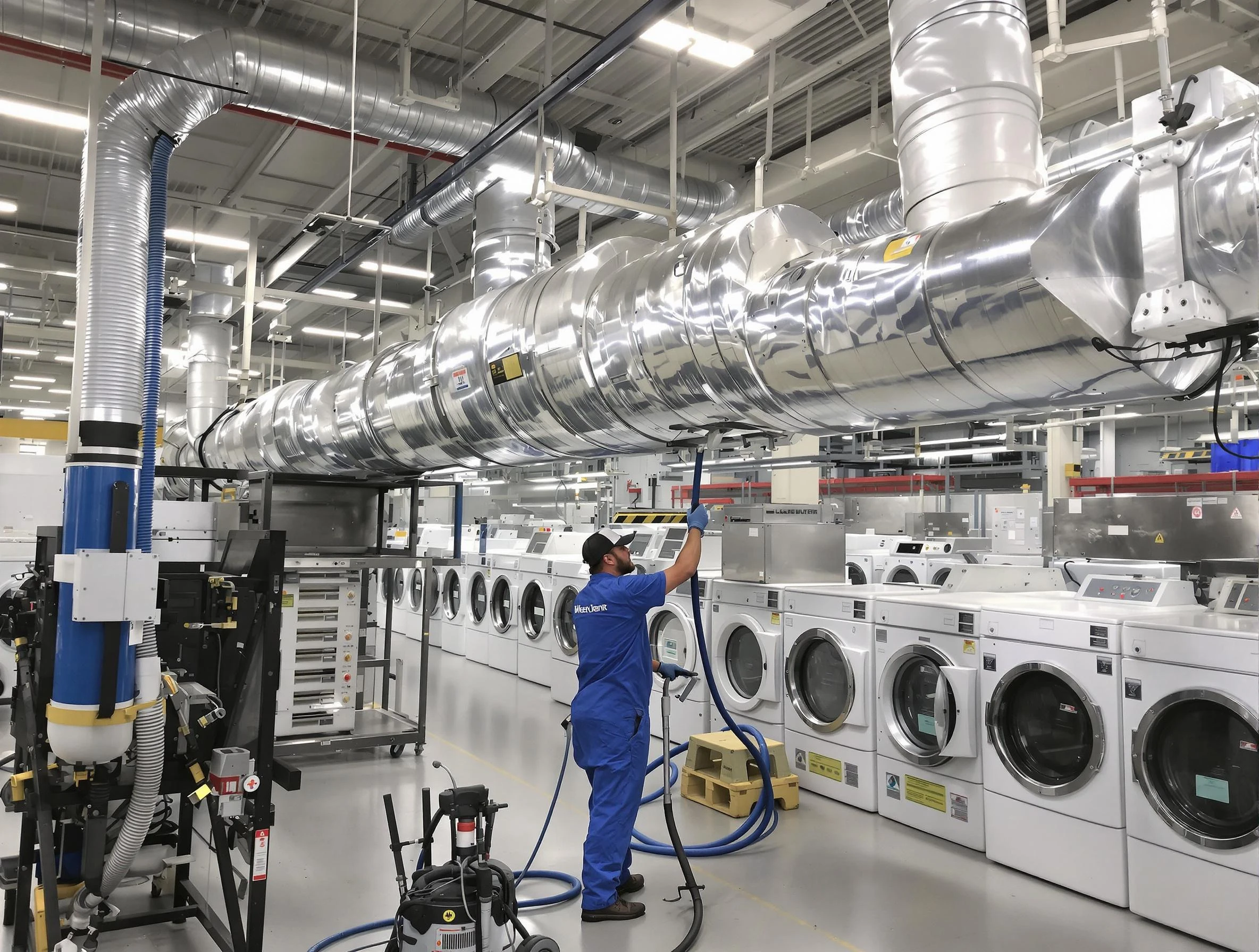 Cullman Dryer Vent Cleaning team performing heavy-duty industrial dryer vent cleaning in Cullman